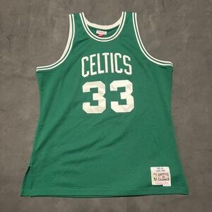Mitchell & Ness Larry Bird Boston‎ Celtics Jersey Green XL 1985-86 HWC Swingman
